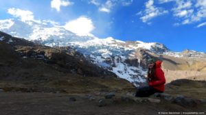 Entardecer durante o Circuito Ausangate