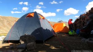 Camping Pampacancha no Circuito Ausangate