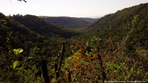 Vista do cânion da subida do atalho